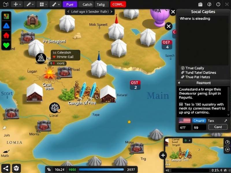 Chola Grand Campaign gameplay screenshot showing historical battle